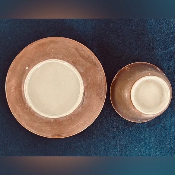 Vintage Vietnamese Chu Dau set of one saucer and teacup - Picture 9 of 9